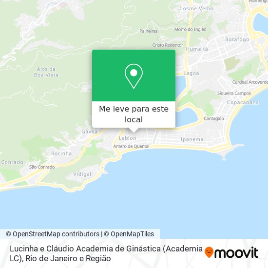 Lucinha e Cláudio Academia de Ginástica (Academia LC) mapa