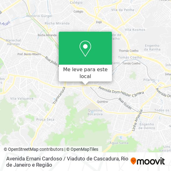 Avenida Ernani Cardoso / Viaduto de Cascadura mapa