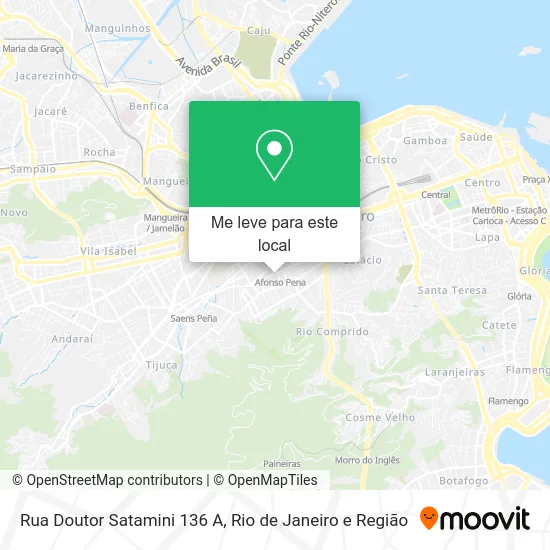 Rua Doutor Satamini 136 A mapa