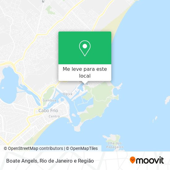 Boate Angels mapa