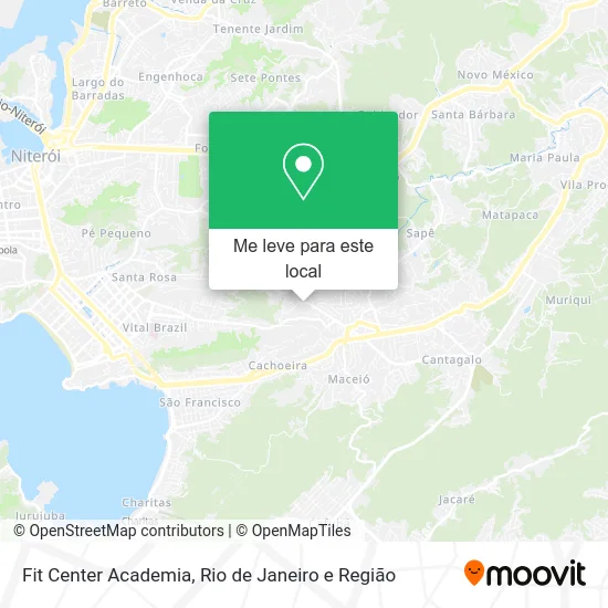 Fit Center Academia mapa