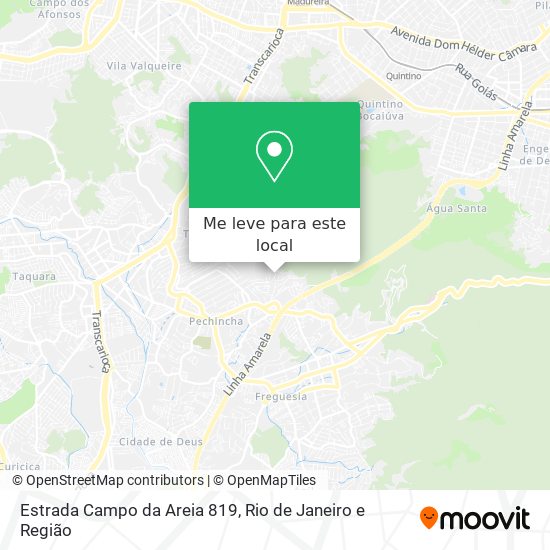 Estrada Campo da Areia 819 mapa