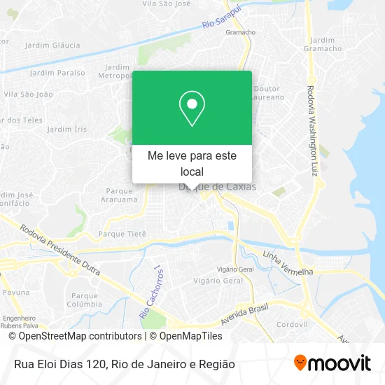 Rua Eloi Dias 120 mapa