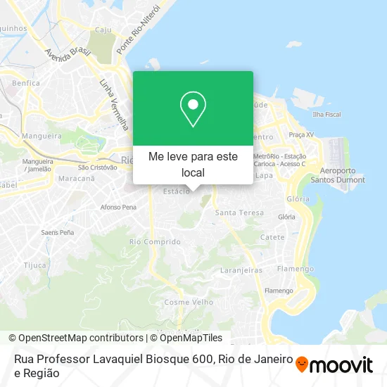 Rua Professor Lavaquiel Biosque 600 mapa