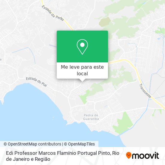 Edi Professor Marcos Flamínio Portugal Pinto mapa