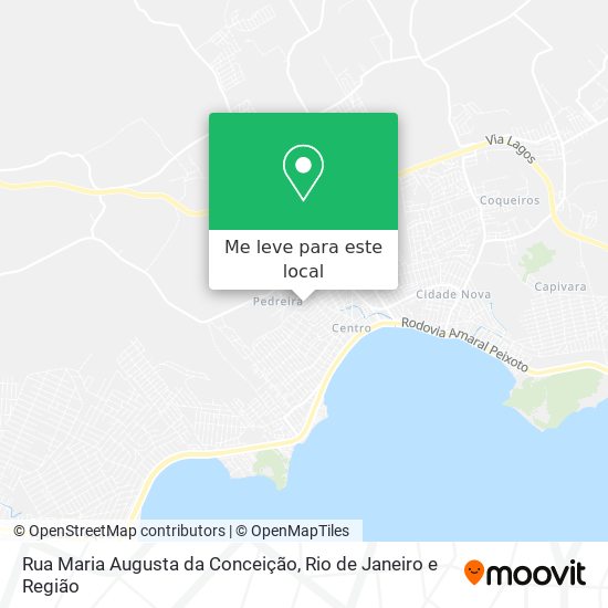 Rua Maria Augusta da Conceição mapa