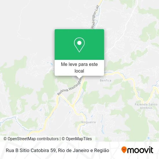 Rua B Sitio Catobira 59 mapa