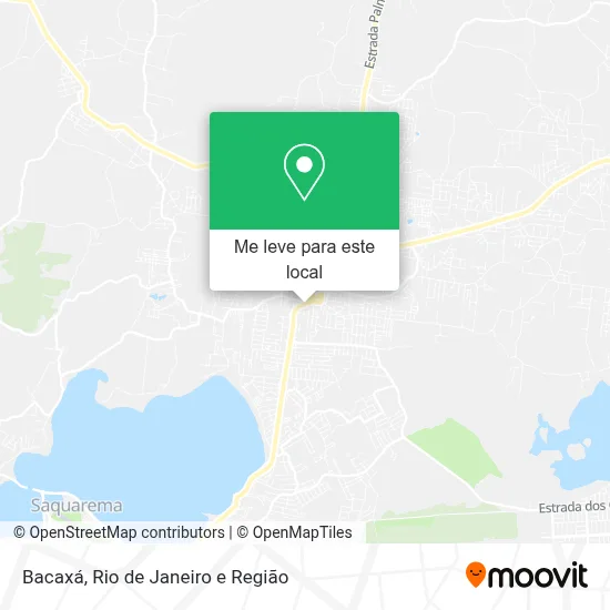 Bacaxá mapa