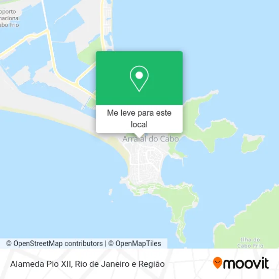 Alameda Pio XII mapa