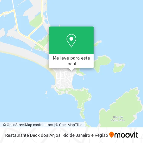Restaurante Deck dos Anjos mapa