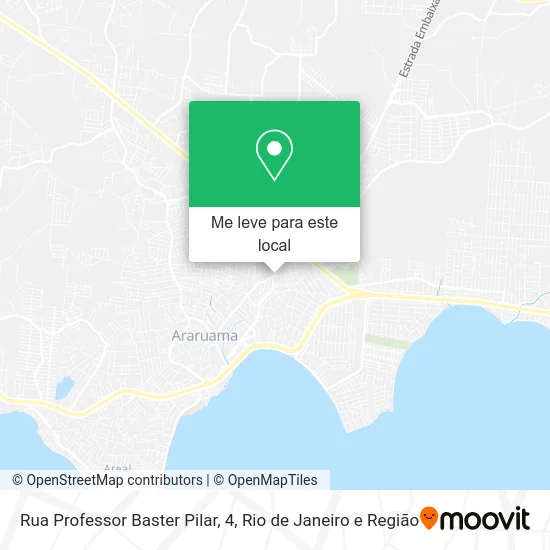 Rua Professor Baster Pilar, 4 mapa