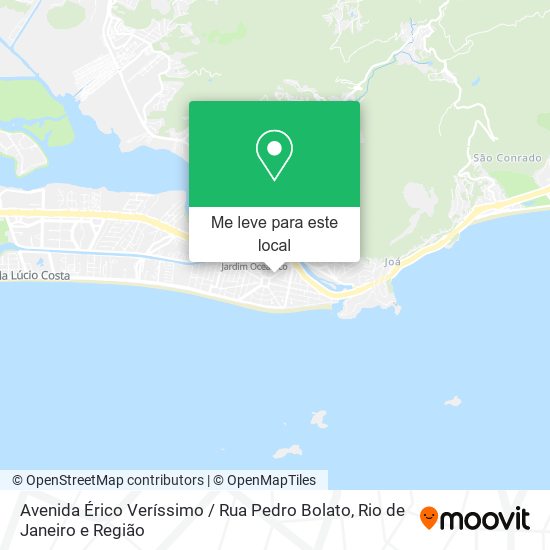 Avenida Érico Veríssimo / Rua Pedro Bolato mapa