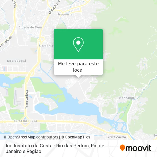 Ico Instituto da Costa - Rio das Pedras mapa