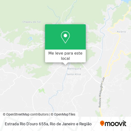 Estrada Rio D'ouro 655a mapa