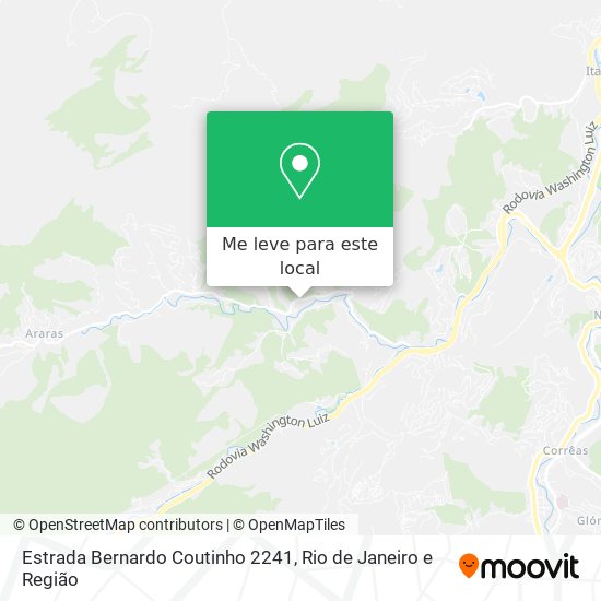 Estrada Bernardo Coutinho 2241 mapa