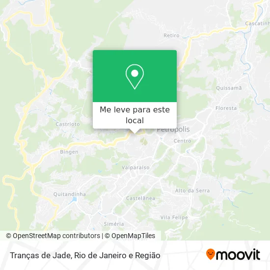 Tranças de Jade mapa