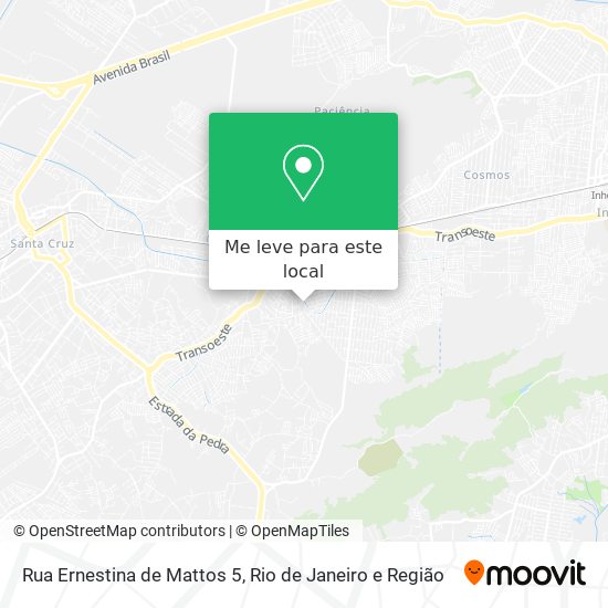 Rua Ernestina de Mattos 5 mapa