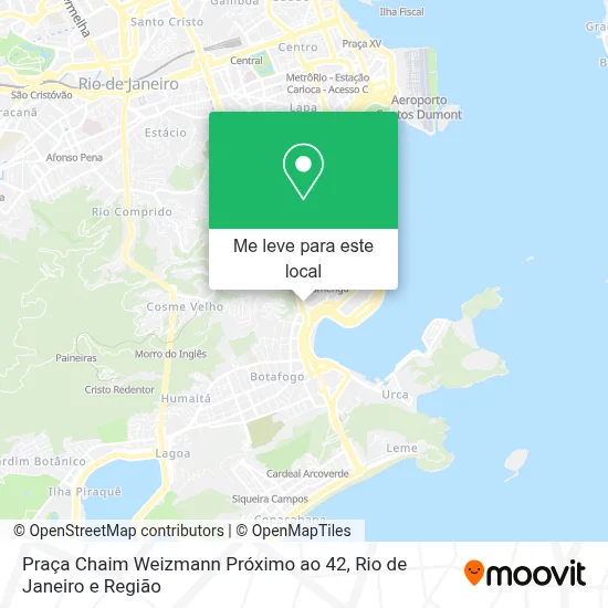 Praça Chaim Weizmann Próximo ao 42 mapa