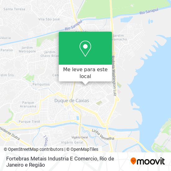 Fortebras Metais Industria E Comercio mapa