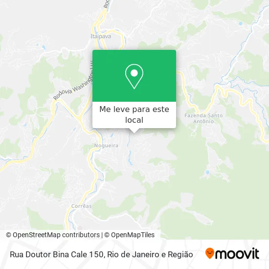 Rua Doutor Bina Cale 150 mapa