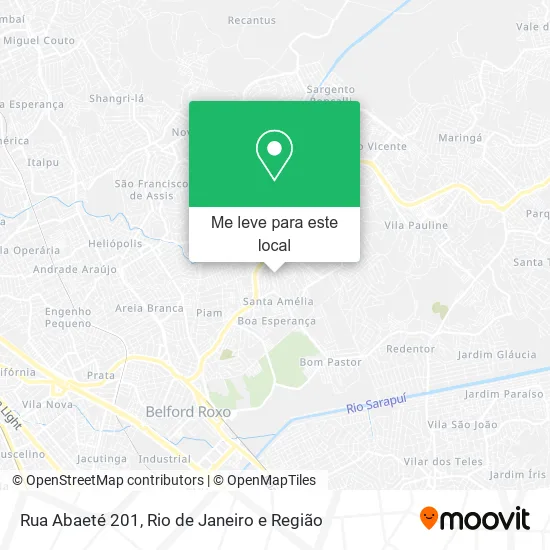 Rua Abaeté 201 mapa