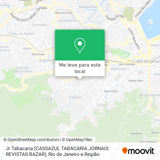 Jr Tabacaria (CASSAZUL TABACARIA JORNAIS REVISTAS BAZAR) mapa
