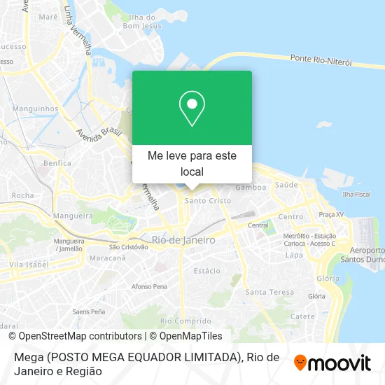 Mega (POSTO MEGA EQUADOR LIMITADA) mapa