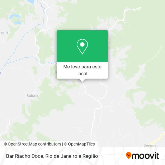 Bar Riacho Doce mapa