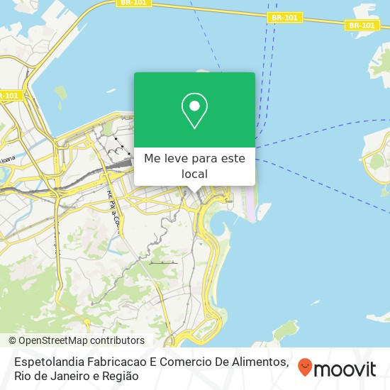 Espetolandia Fabricacao E Comercio De Alimentos mapa