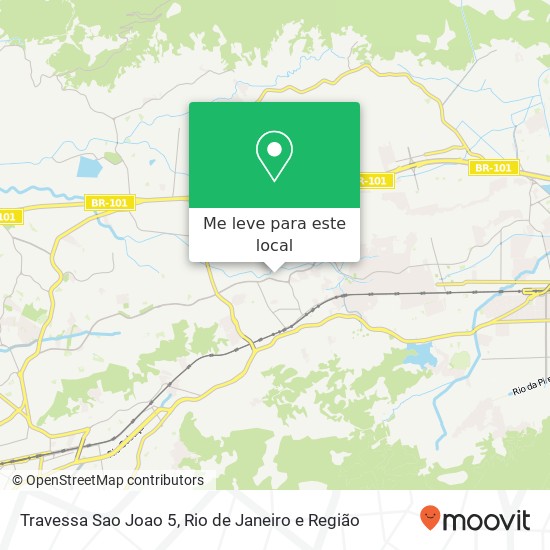 Travessa Sao Joao 5 mapa