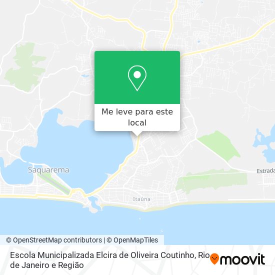 Escola Municipalizada Elcira de Oliveira Coutinho mapa