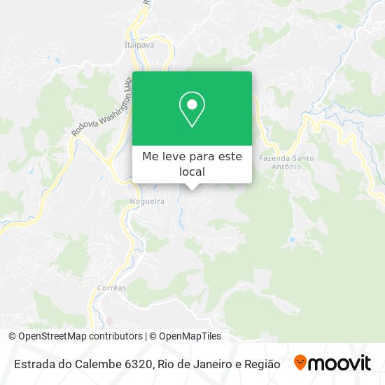 Estrada do Calembe 6320 mapa