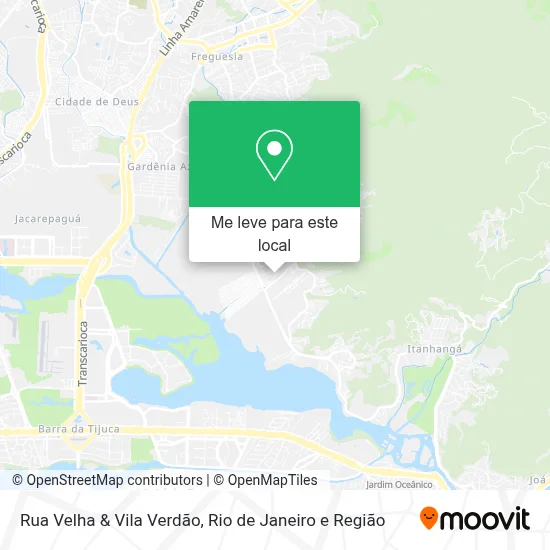 Rua Velha & Vila Verdão mapa