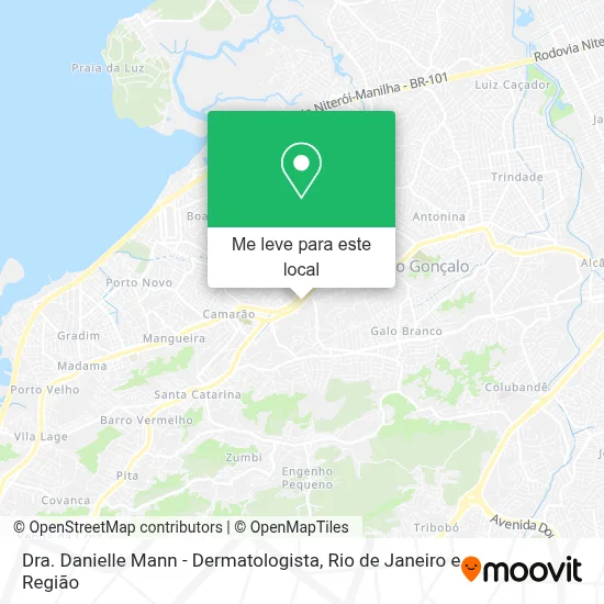 Dra. Danielle Mann - Dermatologista mapa