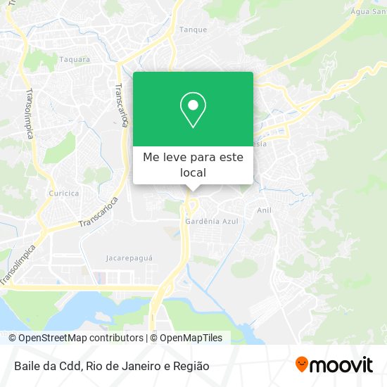 Baile da Cdd mapa