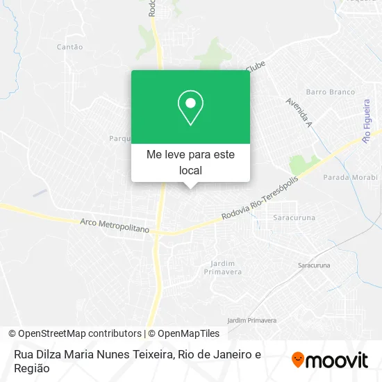 Rua Dilza Maria Nunes Teixeira mapa