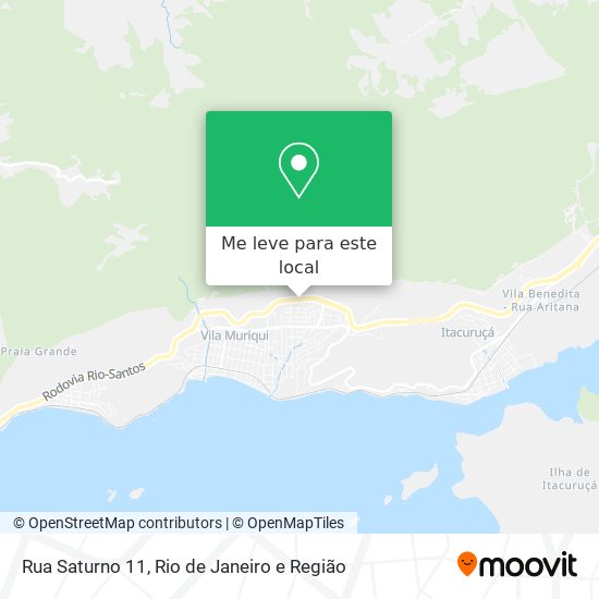 Rua Saturno 11 mapa