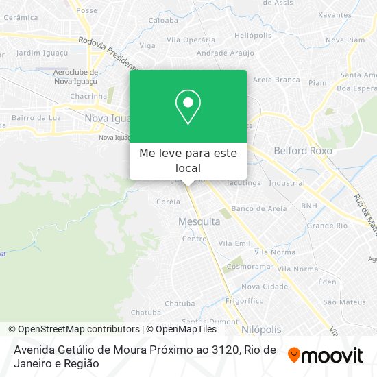 Avenida Getúlio de Moura Próximo ao 3120 mapa