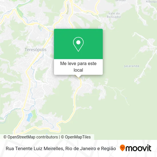 Rua Tenente Luiz Meirelles mapa
