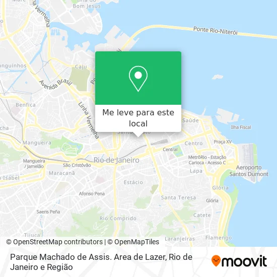 Parque Machado de Assis. Area de Lazer mapa