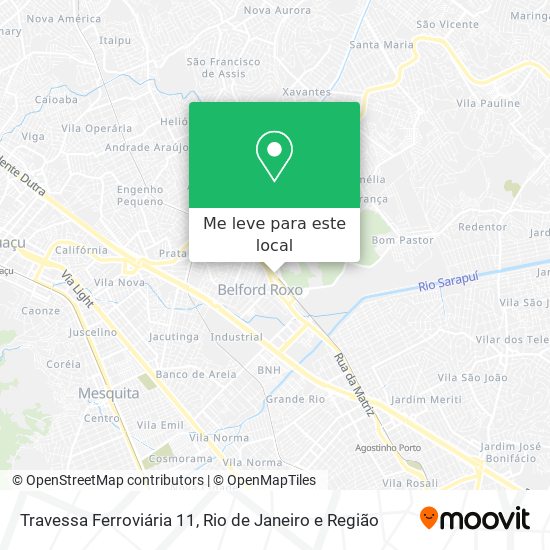 Travessa Ferroviária 11 mapa