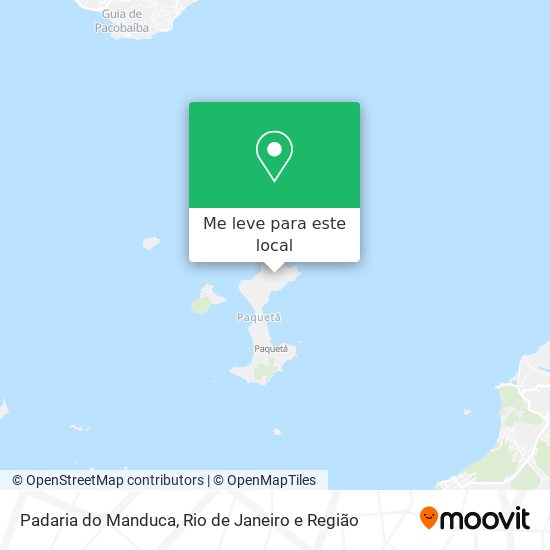 Padaria do Manduca mapa