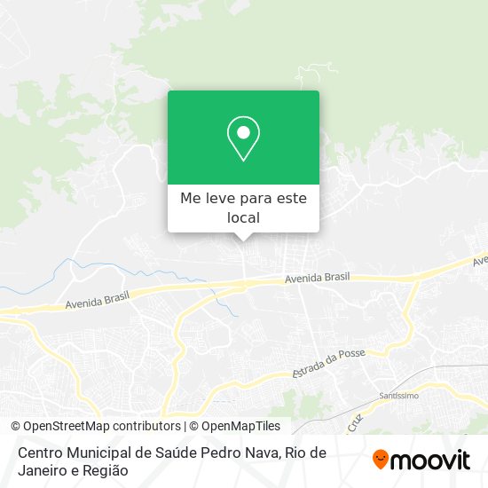 Centro Municipal de Saúde Pedro Nava mapa