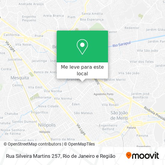 Rua Silveira Martins 257 mapa