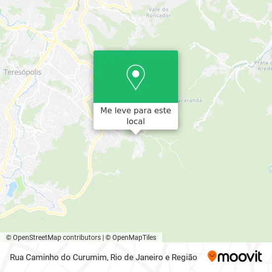 Rua Caminho do Curumim mapa