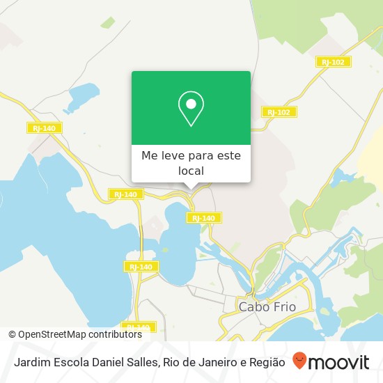 Jardim Escola Daniel Salles mapa