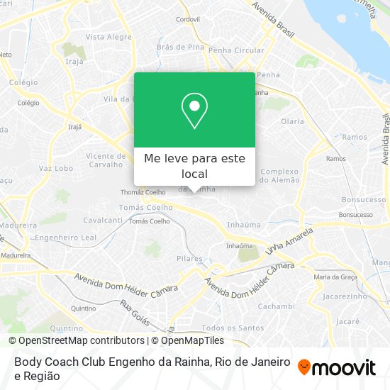 Body Coach Club Engenho da Rainha mapa