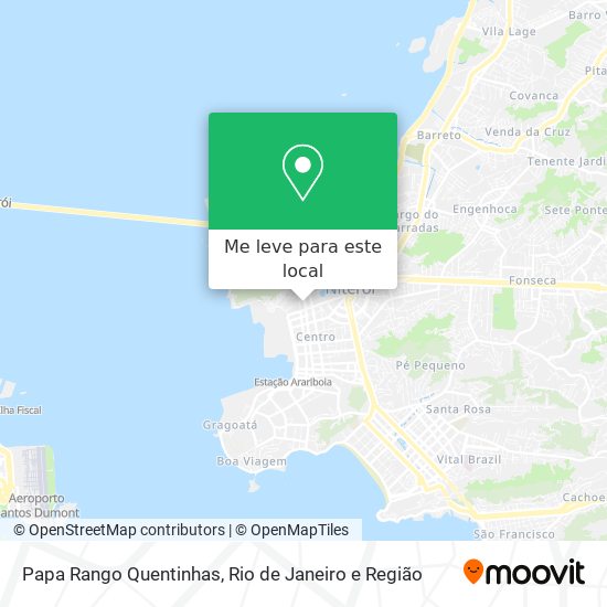 Papa Rango Quentinhas mapa