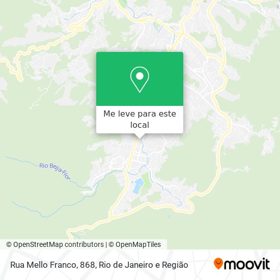 Rua Mello Franco, 868 mapa