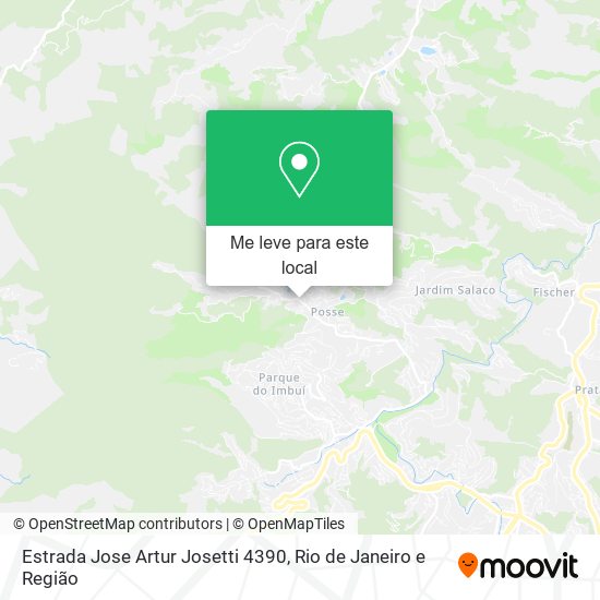 Estrada Jose Artur Josetti 4390 mapa